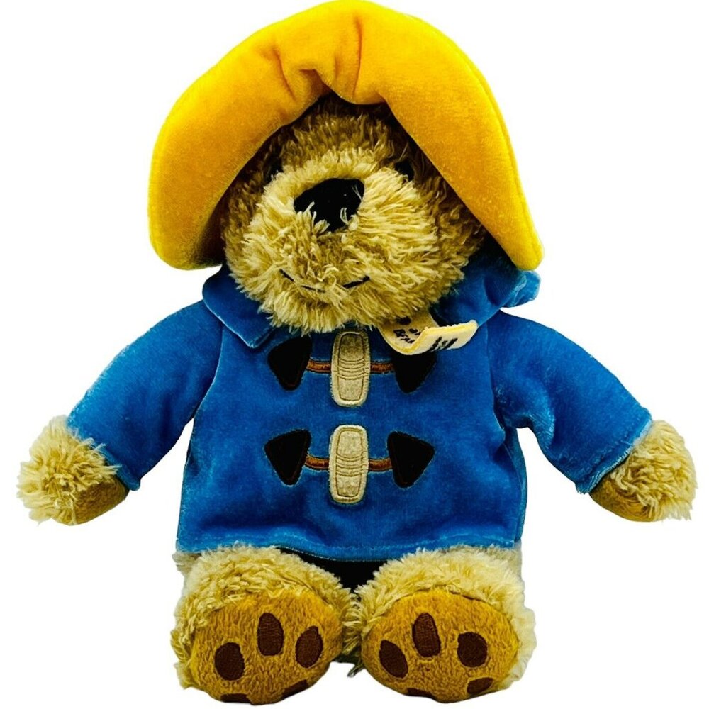 Yottoy My First Paddington Bear Plush Yellow Hat Blue Jacket 8 inch Stuffed‎
